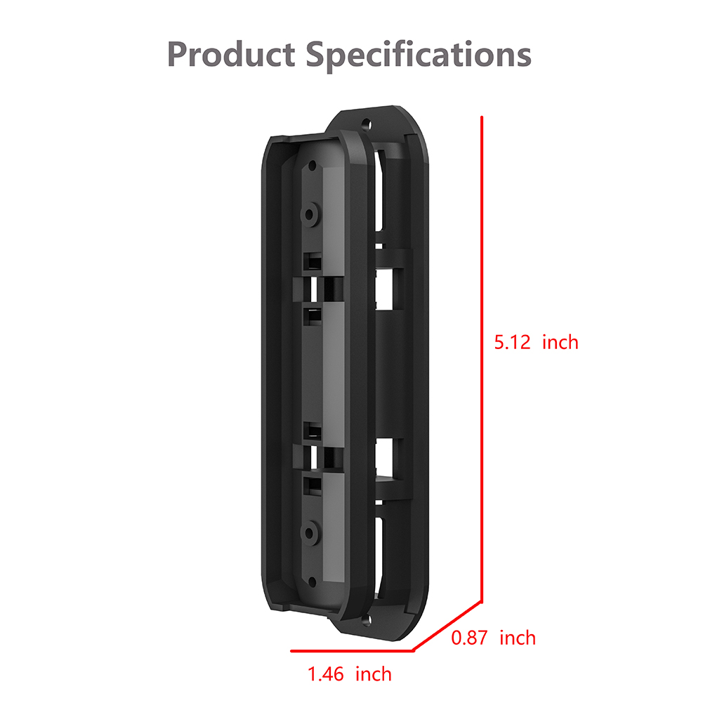 1Pc Muurbeugel Voor Google Nest Deurbel Muur Houder Stand Horizontale Verstelbare Links Rechts 45 Graden Draaibare Beugel