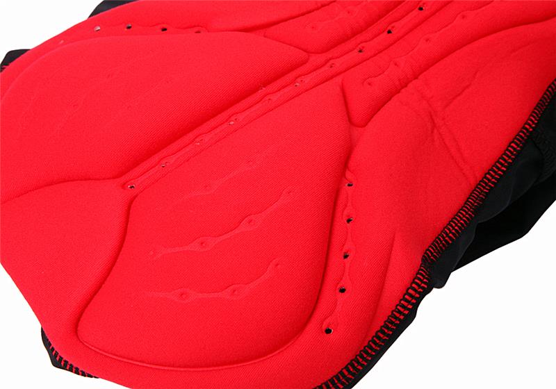 Wosawe mtb fietsbroek dames fietsbroek heren pantalon vtt siliconen gel gevoerde reflecterende hardloopfitness gym fietsbroek