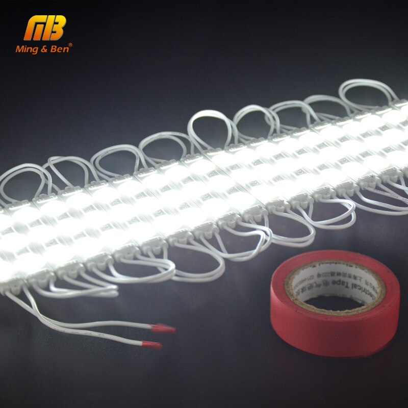 LED Module Licht Reclame Lamp 5PCS 10PCS 15PCS 20PCS Wit 220V 3M Stickers Silica gel Pad Luces LED Decoracion keuken Lamp