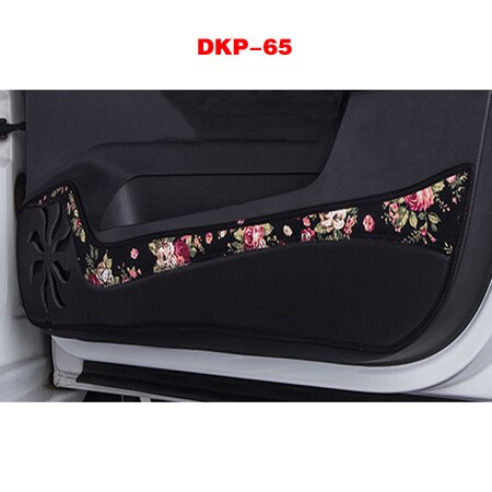 CMC Brilliance V3 V5 V6 V7 H3 H220 H230 H230EV H320 H330 H530 Karry K50 K60 Leather car door Anti-Kick pad mats protector: Yellow