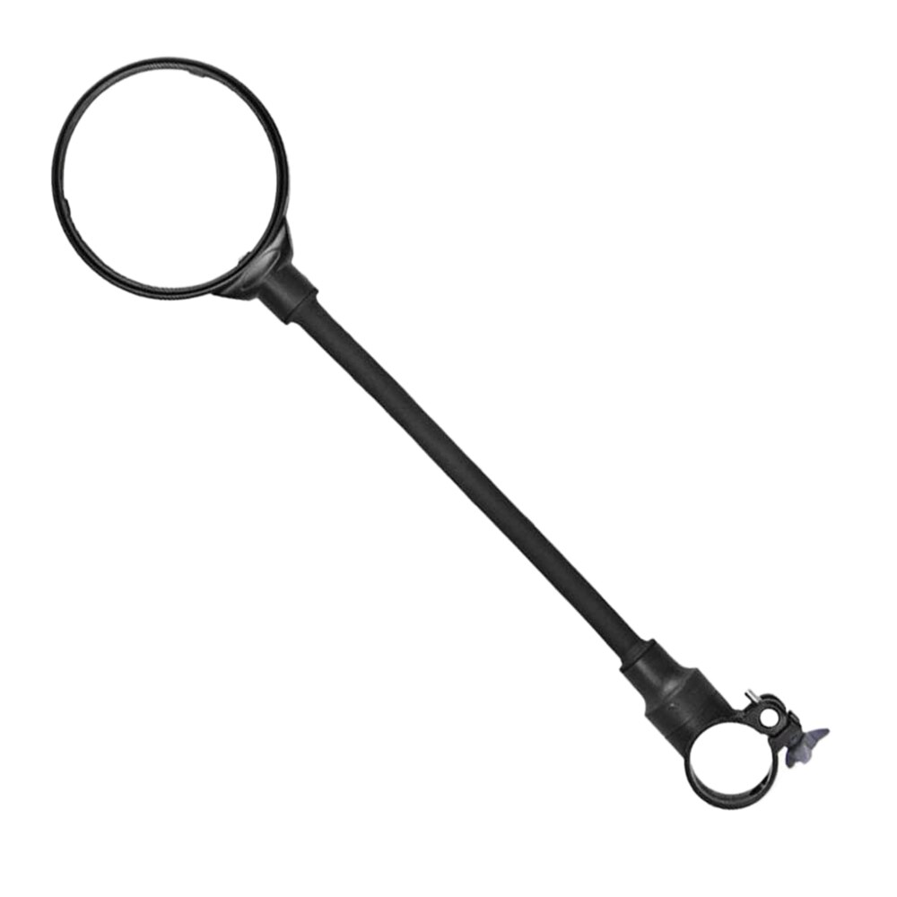 Aanbieding-Verstelbare Ronde Zijspiegel Professionele Veiligheid Fiets Links Rechts Slang Onderdelen Rear View Flexibele Vervanging, 1 Pcs: Default Title