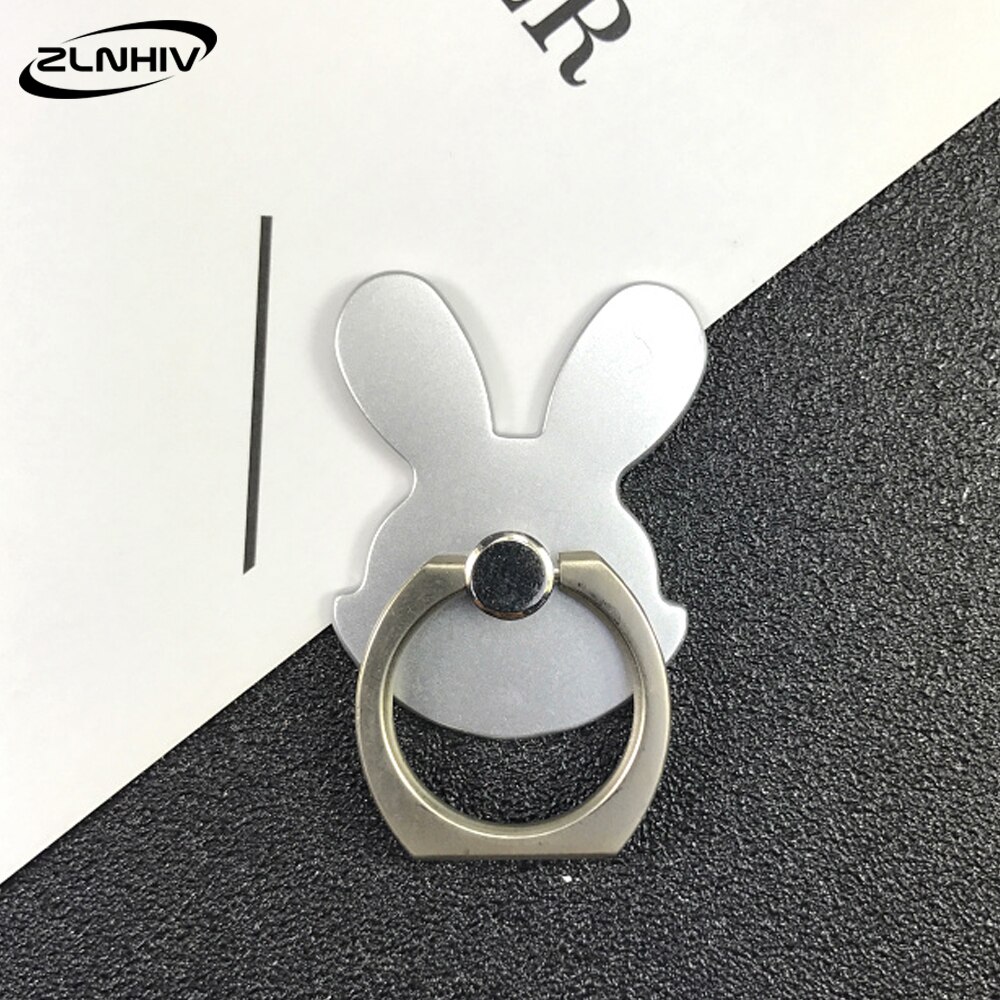 ZLNHIV handy halter ständer zubehör ring halterung für iphone grip unterstützung zelle handy finger halter runde unterstützung schreibtisch: B-Silver