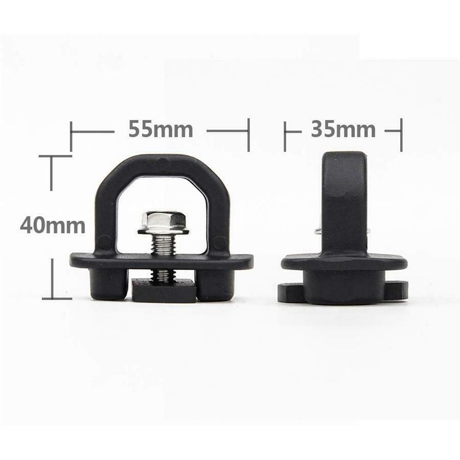 Rings Tie Down Anchors For GMC Chevy Car Truck Bed Pickup Side Wall Hook
