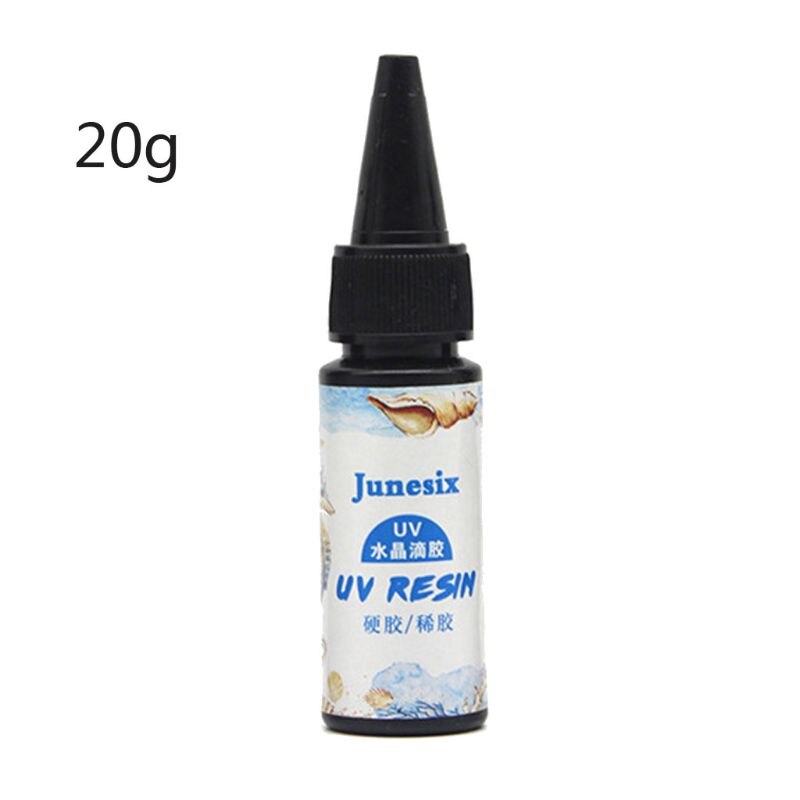Résine UV dure clair traitement Ultraviolet résine époxy moulage moule fabrication de bijoux 54DC: 20g