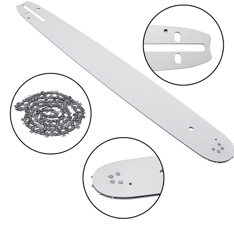 20 Inch Chainsaw Guide Bar with 3pcs Saw Chain 3/8 72DL 63" For STIHL MS290 MS291-310-340-360-380-391-440