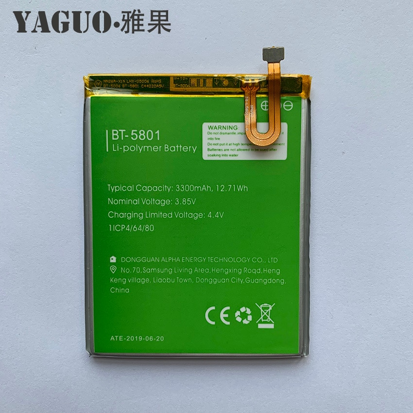 100% Originele Batterij 3300Mah Voor Leagoo S9 S 9 BT-5801 BT5801 Bt 5801 Batterie Batteria