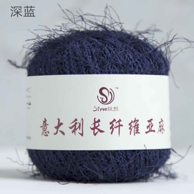 Linen Thin Blend Yarn Spring Summer Hand woven Crochet Thread Fiber Flax Knitting Sew Yarn For Crocheting Needle Work: 17