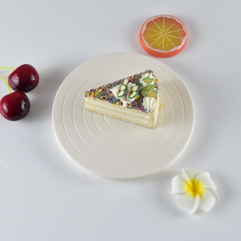 Mini Cake Turntable With Scale Baking Accessories Home Diy Fondant Cake Mousse Decorating Tray Platform Cookie Biscuit Stand