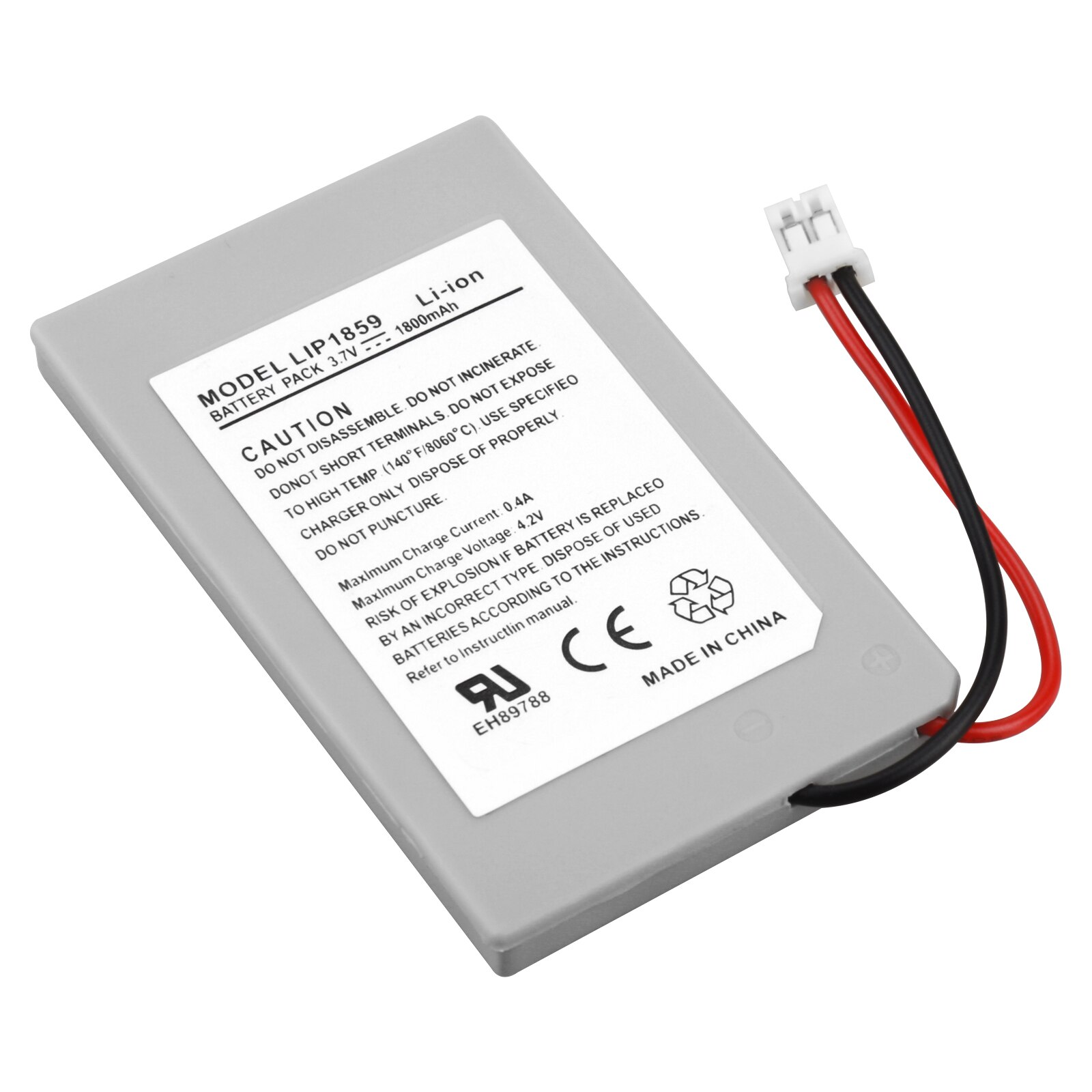 Batteria 2pz 1800mAh per batterie ricaricabili agli ioni di litio 3.7V controllore senza fili PS3 Sony PlayStation3
