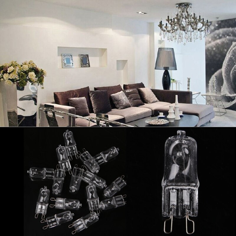 G9 Halogen Bulb Light Transparent Lamp 25W 230V 2800K Warm White Super Bright