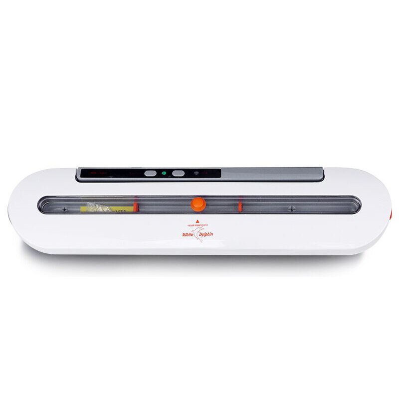White Dolphin Kitchen Storage Food Vacuum Sealer Packaging Machine With 10pcs Vacuum Bags Free 220V 110V Best Vacuum Food Sealer: Gray / AU Plug
