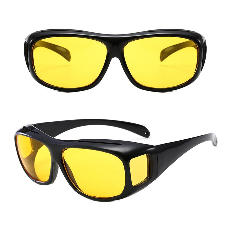 1PCS Anti-Glare Night Vision Car Night Vision Sunglasses Night Driving Glasses Driver Goggles UV Protection Eyewear