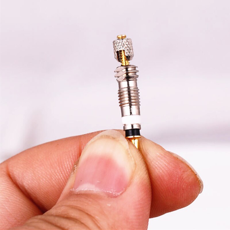 2/4/6PCS Bicycle Valve Presta Valve Brass Core W Optional Tool CNC-machined FV MTB Road Bike Tubes Repair Tire Service Parts