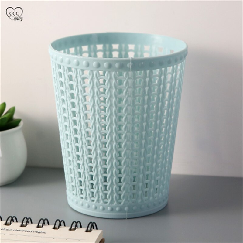 Casa organizador lixo oco lixeira, banheiro organizador desktop balde de lixo cozinha acessórios mini lixeira criativa itens domésticos: Azul