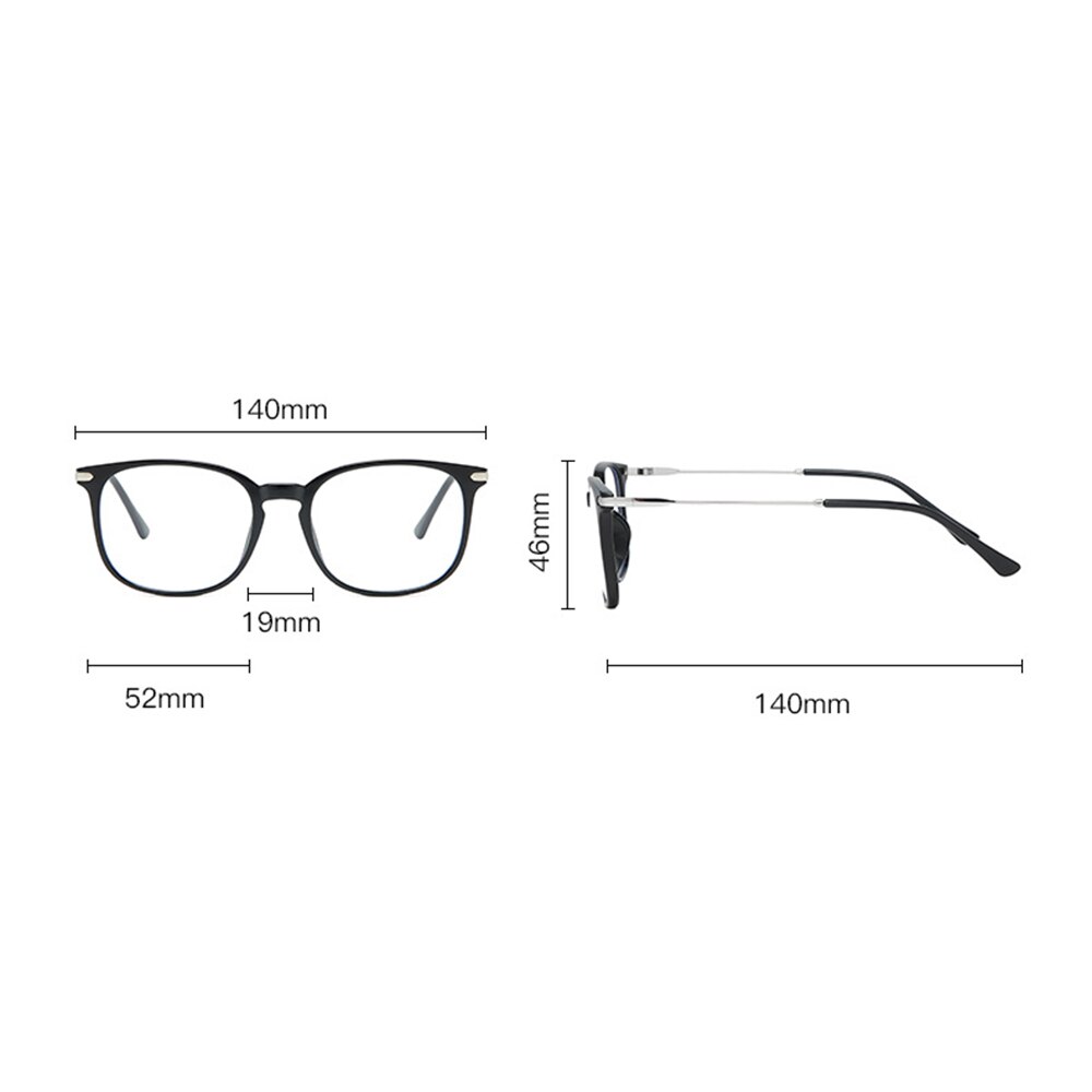 LG8815 lunettes d'ordinateur bloquantes de lumière bleue pour Anti UV et oculaire cadre rond coréen lentille claire pour femmes lunettes pour hommes