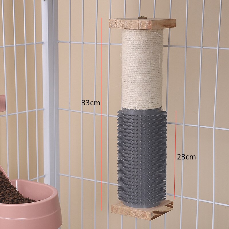 Sisal Cage-Mounted Cat Scratching Post On The Cage For Cats Climbing Play Itching Cat Furniture Kitten Scratchers Board Toys: style 1 Itching