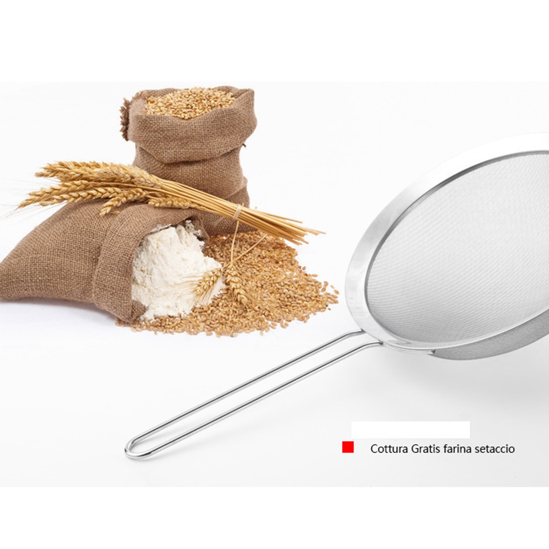 Kitchen Tools Stainless Steel Wire Fine Mesh Oil Strainer Flour Sifter Sieve Colanders DIY