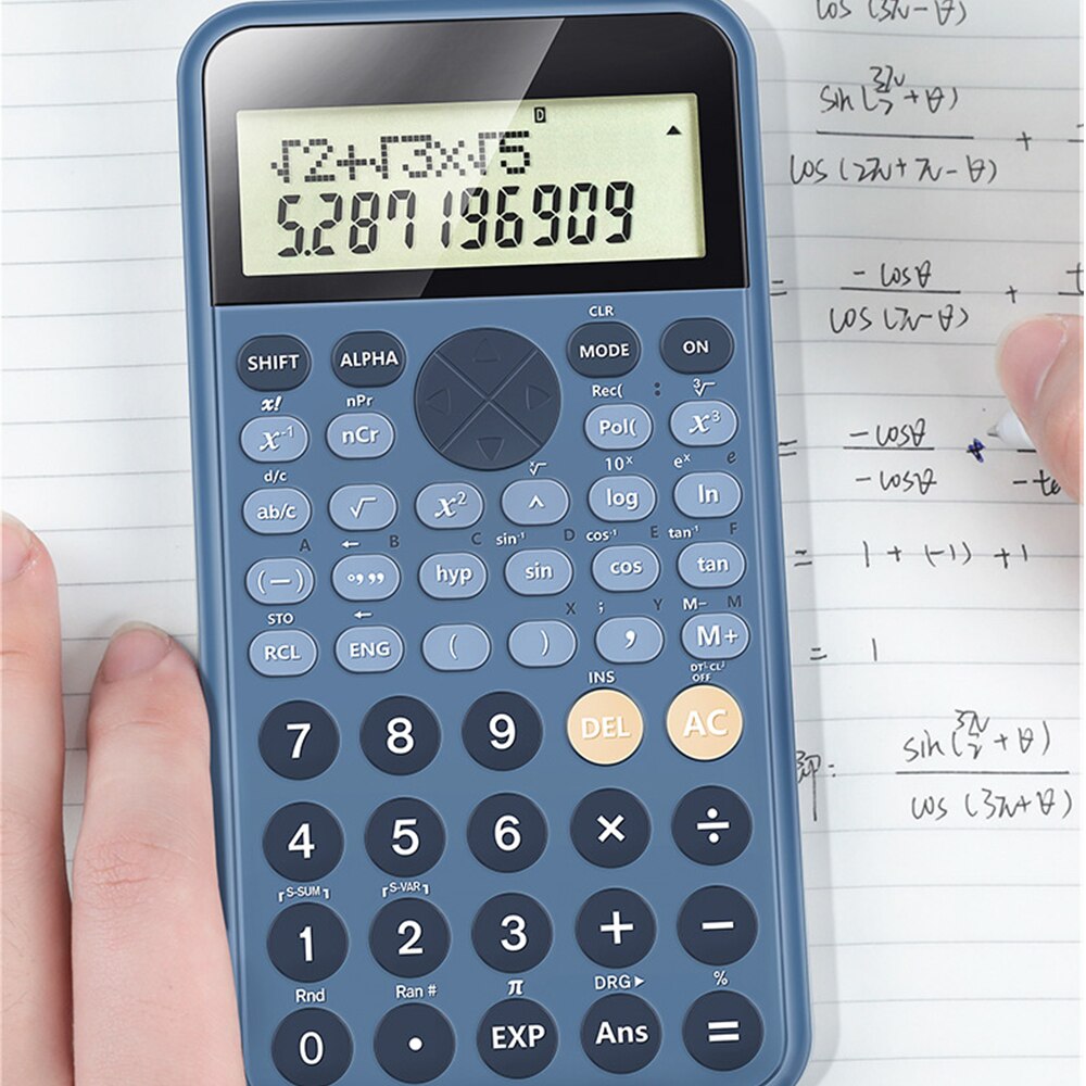 Multi-functional Scientific Calculator with 2 Line Display 240 Functions Mathematics Calculating Tool for School Students
