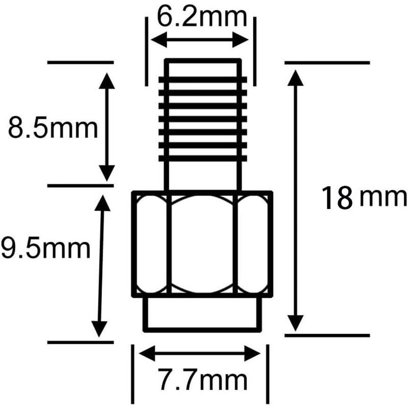 Sma Mannelijke Vrouwelijke Adapter Kit Straight Sma Mannelijke Vrouw RP-SMA Vrouwelijke Coax Connector Voor Radio Wifi Antenne Verlengkabel