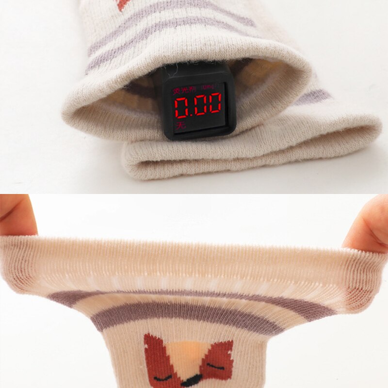 Calzini lunghi per bambini autunno inverno cartone animato striscia animale ginocchio alto neonato ragazza ragazzo calzini da pavimento calzino per bambini in morbido cotone