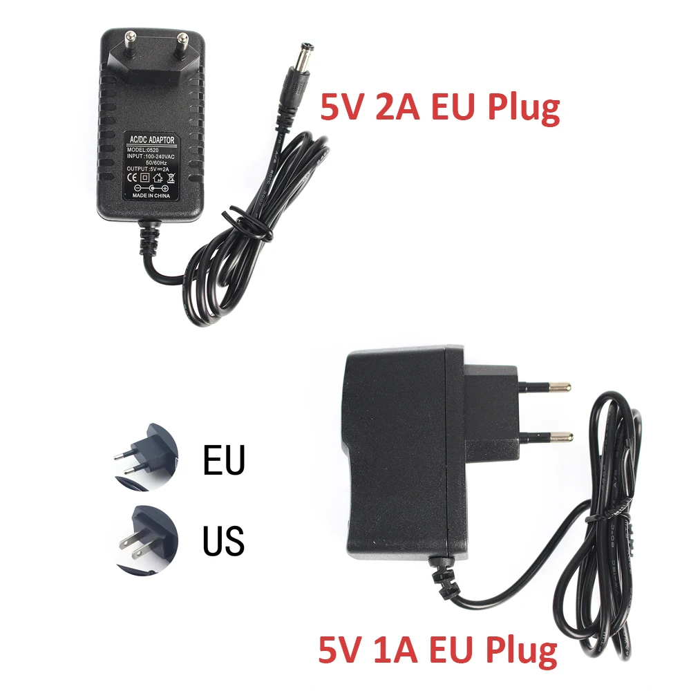 1a 2a 3a 5a 6a 8a 10a Netzteil versorgung Wechselstrom 5V Volt Netzteil Strom versorgung 220V bis 5V Stecker für LED-Lichtst reifen lampen Adapter