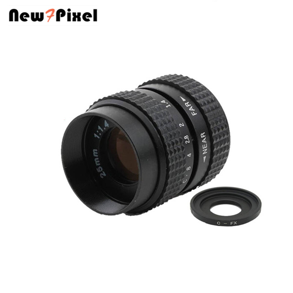 Fujian 25mm F1.4 CCTV lens C-FX Adattatore C Mount Ring voor Fuji Fujifilm X-A2 E2 x X-E1 X-Pro1 X-M1 X-A1 X-T1 C voor FX Camera