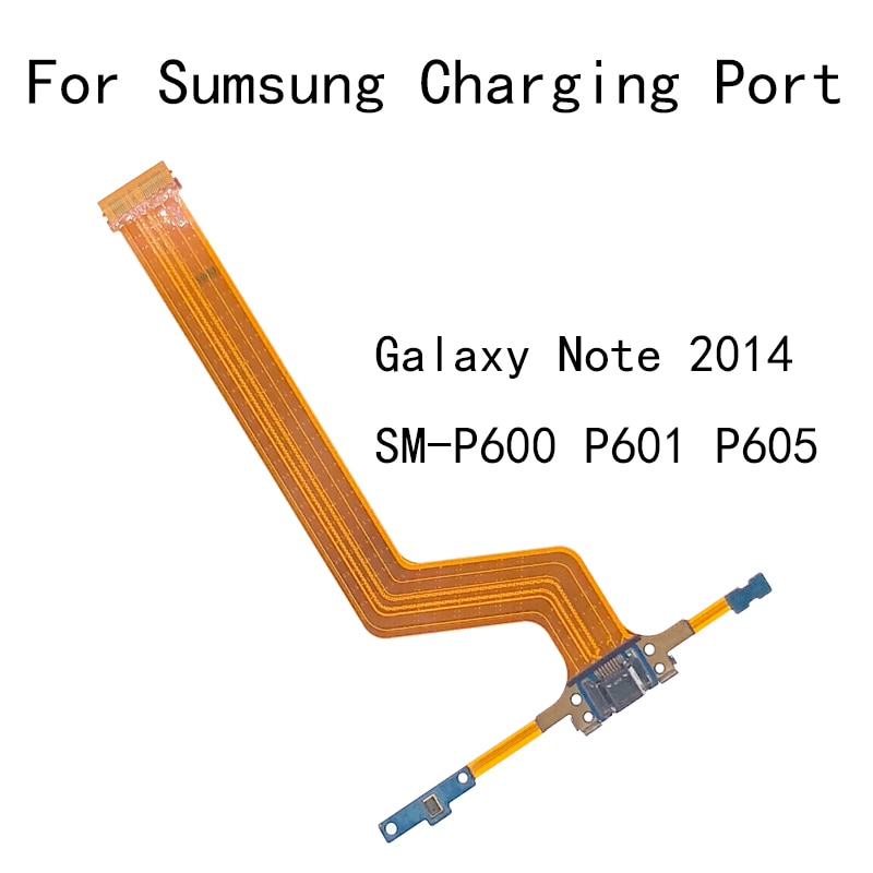 USB Charging Dock Port Socket Jack Connector Charge Board Flex Cable For Samsung Galaxy Note 10.1" SM-P600 P601 P605