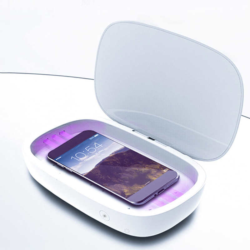 UV Sterilizer Box Mask Phone UV Sanitizer UV Bulb Disinfection Cleaning Device with Germicidal light for Watch Phone Mask