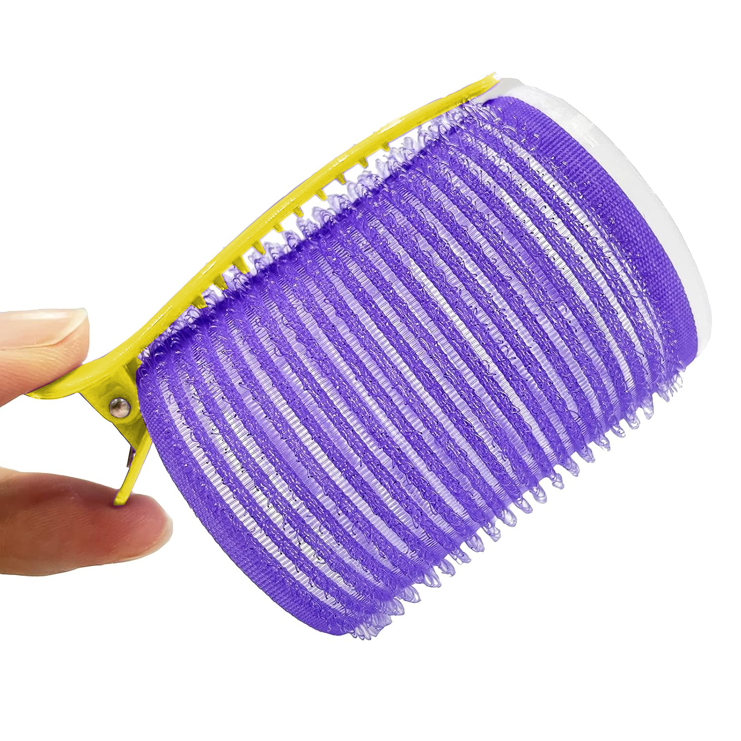 Rulos de velcro autosujeción para juego de cabello, 37 Uds., 3 tamaños (2,5/3,6/5,0 cm), rizadores de pelo sin calor con Clips, embalaje de viaje