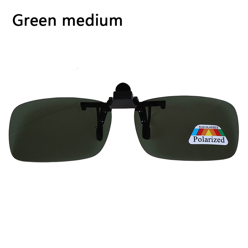 Nowy 1 szt. Clip-on spolaryzowane okulary przeciwsłoneczne Night Vision Flip-up okulary do jazdy w dzień: GNM