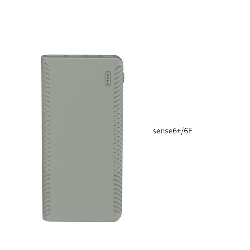 30000Mah Siliconen Beschermhoes Geval Voor Romoss Powerbank Sense8/8 +/8F 40000Mah Mouw Voor Romoss power Bank PEA40 Bag: 30000mAh gray cover