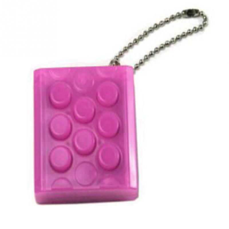 Anti Stress Speelgoed Elektronische Bubble Wrap Sleutelhanger Pop Oneindige Sleutelhanger Stress Cube: Paars