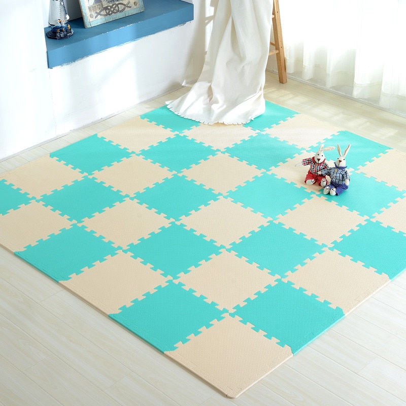 30 x 30 x 1cm / stk barnematte eva skum lekematte puslespill myk tapis enfant leker til låve stikksagsmatter baby treningsstudio tapete infantil