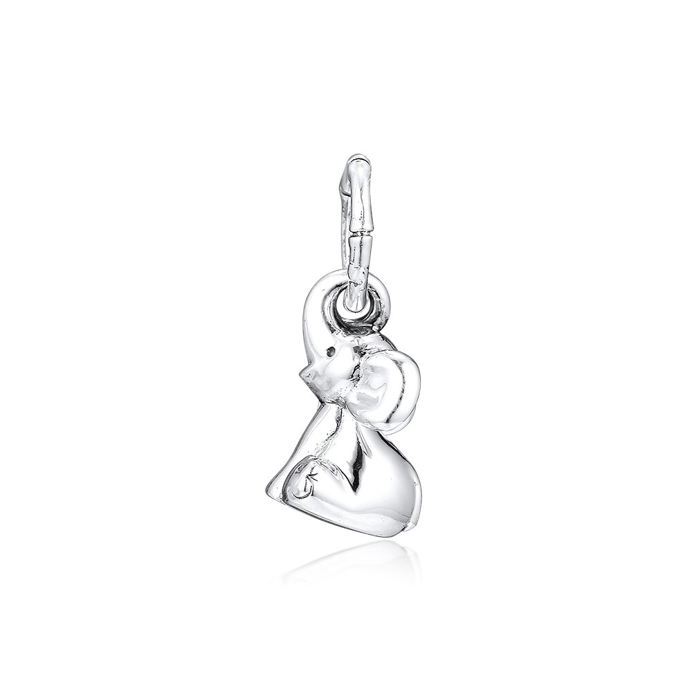 CKK Misura I Braccialetti Pandora Elefante Pendenti e Ciondoli Sterling Argento 925 Originale per la Produzione di Gioielli di Fascino Joyas kralen: Arancione