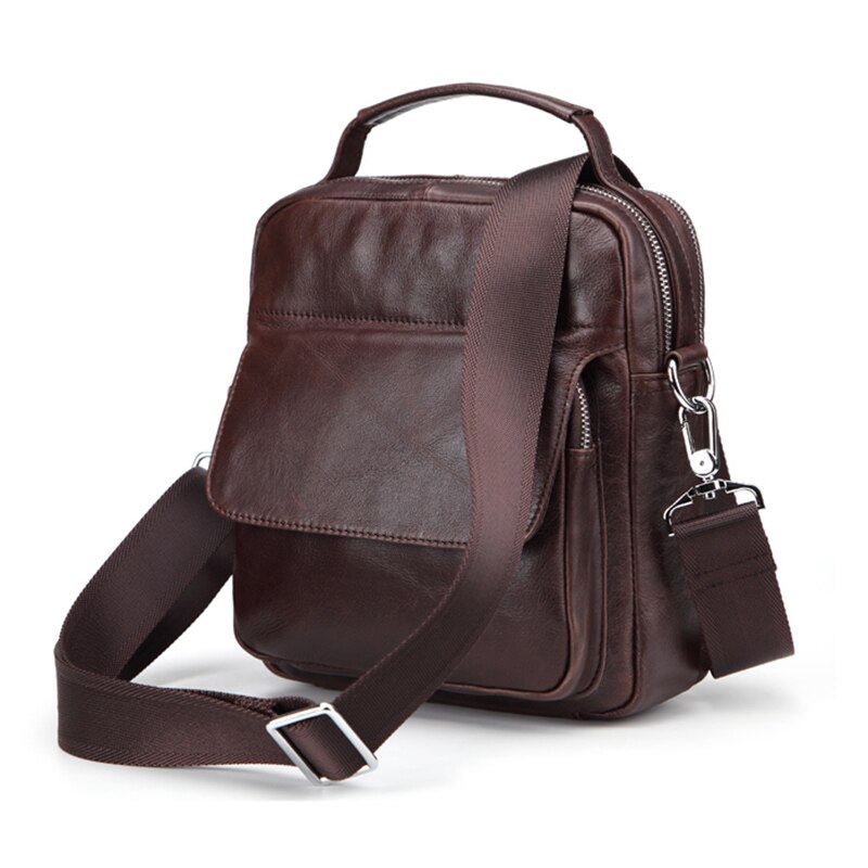 MISFITS Leather Shoulder Messenger Bag Small Handbag Can Put 9 Inch Flat