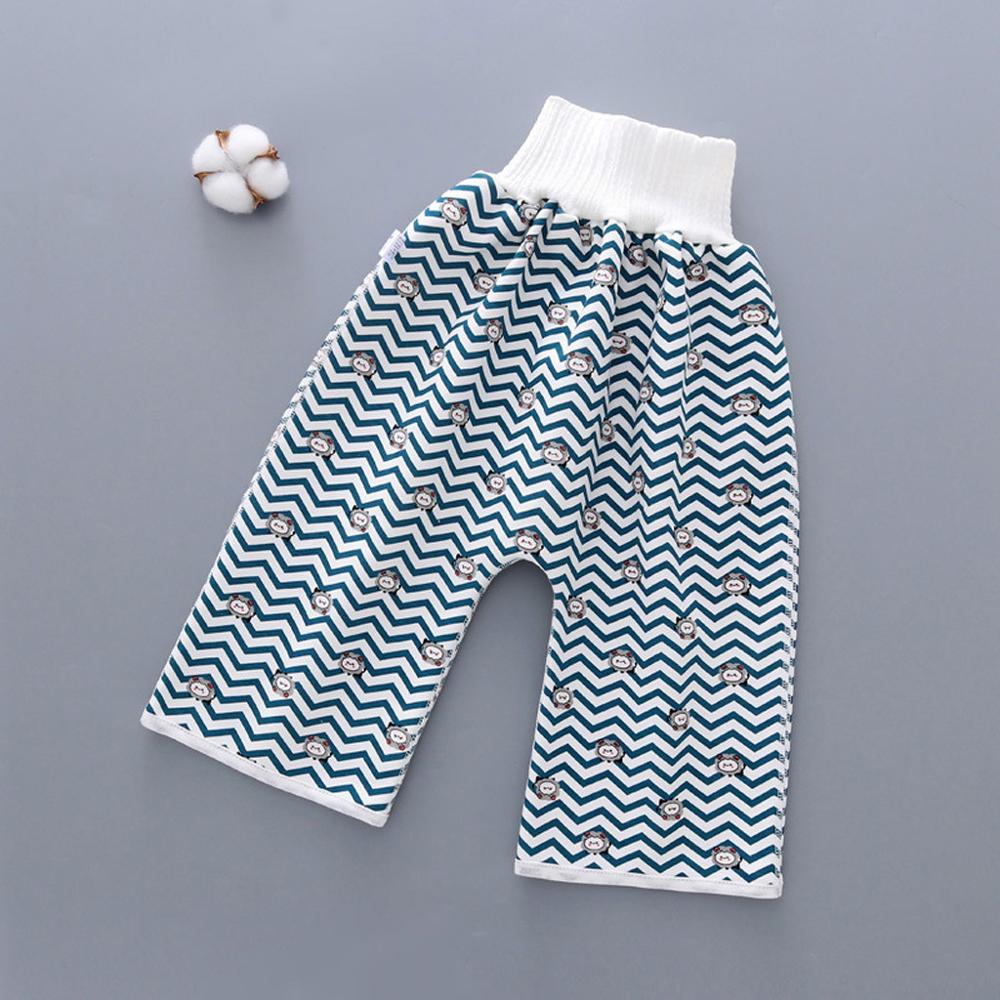 Kinderen Luier Rok Baby Broek Absorberende Shorts Voorkomen Rok Moment Lekkage Mat Cover Ondergoed Herbruikbare Luiers Broek: E / 2-4 year