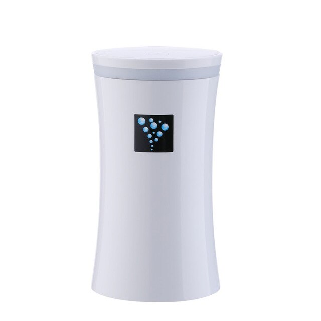 230ML Ultrasonic Humidifier USB Car Humidifier Mist Maker Mini Aroma Essential Oil Diffuser Aromatherapy Home Office: white