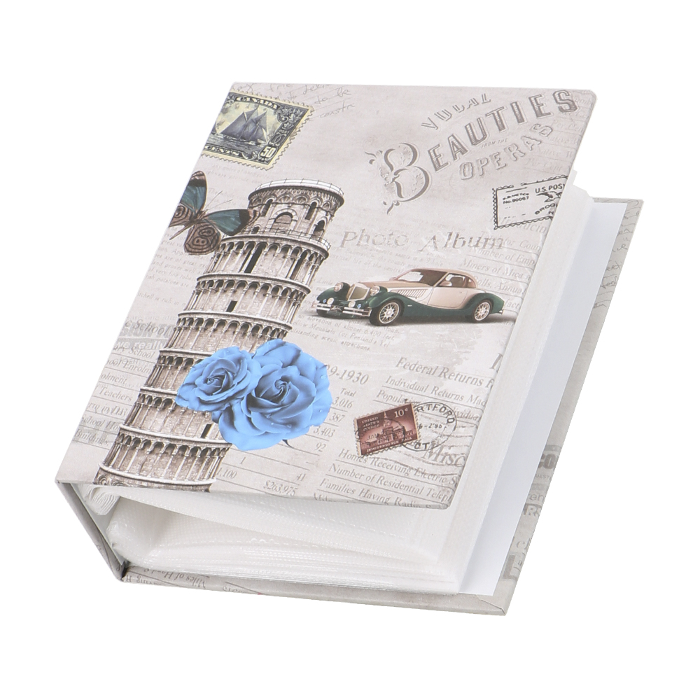 Instant Picture Case Storage Saving Memory Souvenir Pockets Photo Album For Kid Birthday Family Wedding 100Pcs Memory: Leaning Tower