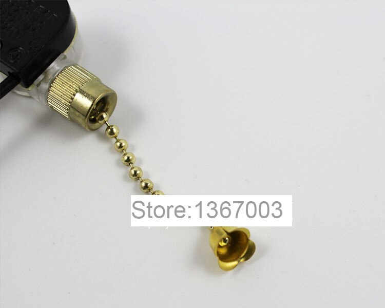Interrupteur rétro à tirette pour plafonnier, 3 fils, Double commande, 3a, 110/220v