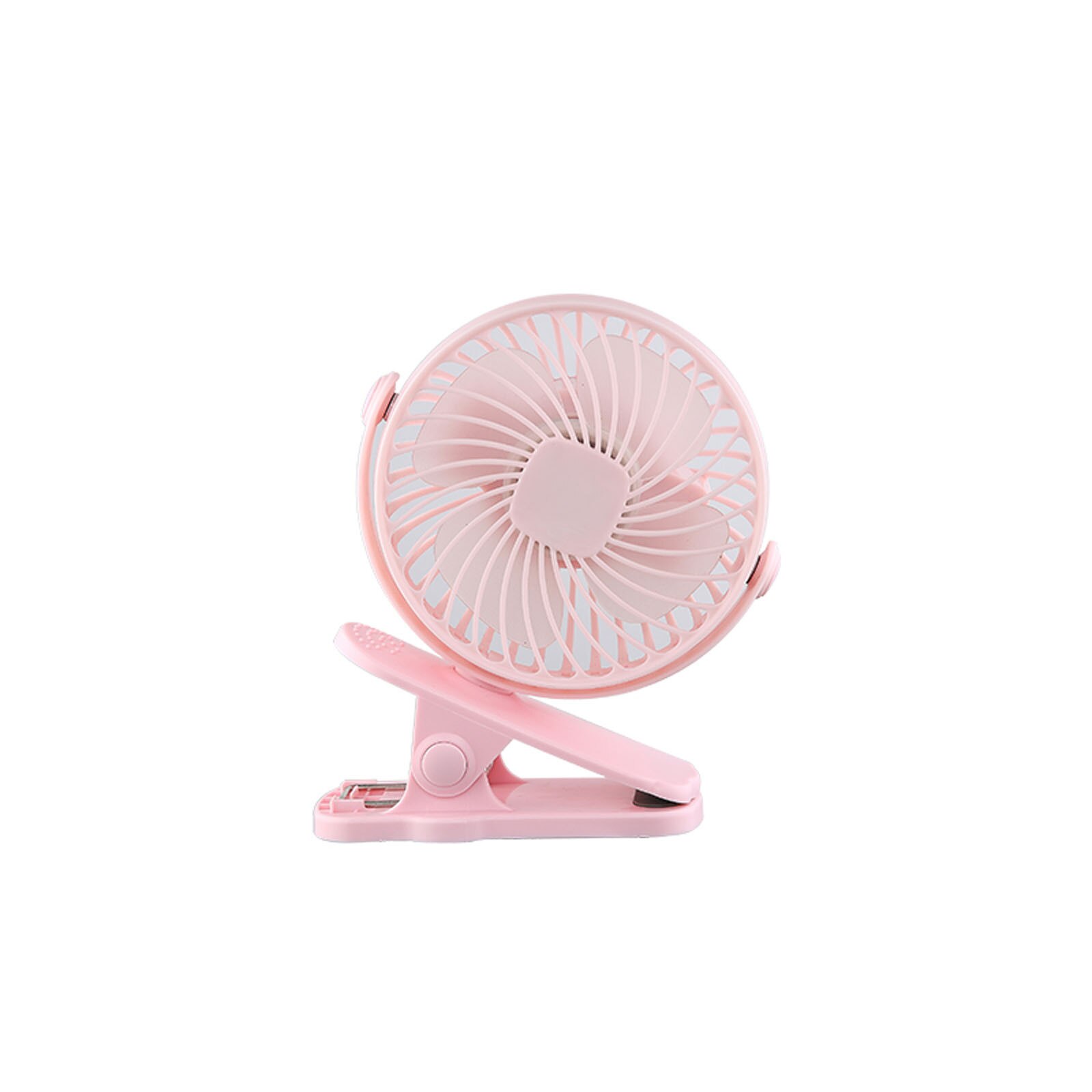 Elektrische Ventilator Voor Thuis Usb Opladen Desktop Clip Kleine Ventilator Thuis Kantoor Student Slaapzaal Stille Ventilator: Pink(180MA)