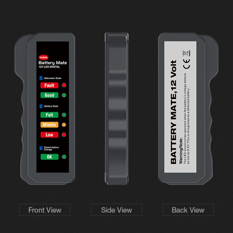 1PC 12V Car Battery Tester Cigarette Lighter Type AC Engine Quick Start Test Diagnostic Repair Tool