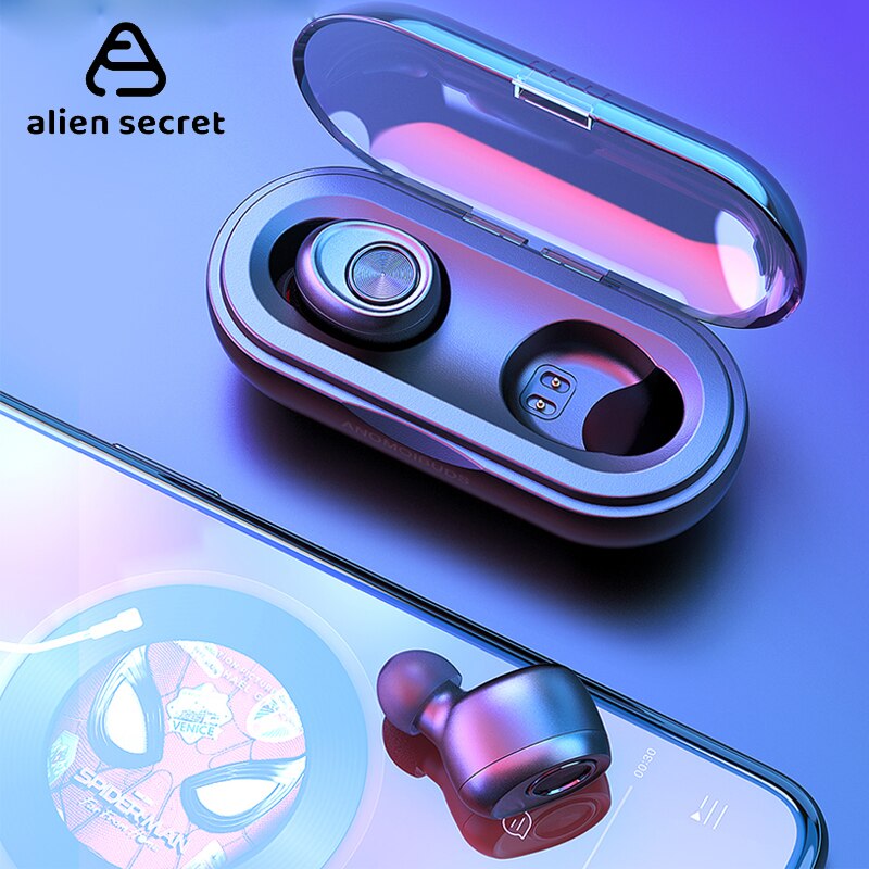 Alien Secret Capsule Bluetooth Earphone Wireless Headphone Sport Game earphones Mini wireless earphones HiFi Sound earphones