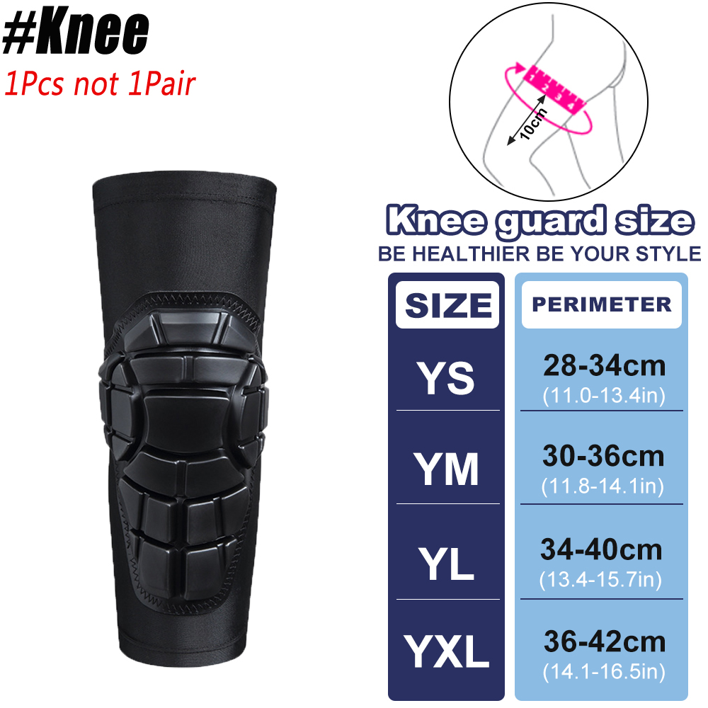 Genouillères ou coudières de basket-ball pour jeunes enfants, genouillères Anti-Collision, équipement de Protection de volley-ball, Protection des articulations, 1 pièces: XL / Rouge