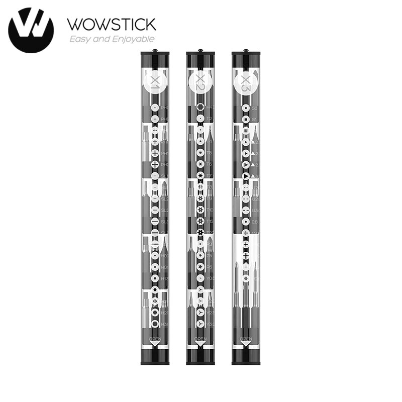 Wowstick Bits S2 Alloy Steel X1 X2 X3 Multi-purpose Screwdriver Bit Set For Try 1P+ 1F+