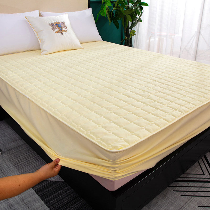 Wasserdichte Bett Matratzen Abdeckung Waschbar Bett Abdeckung Mehrfarbig Verdickt Wasserdichte Matratze Schutz Flache Matratze Abdeckung: D / 150x200cm