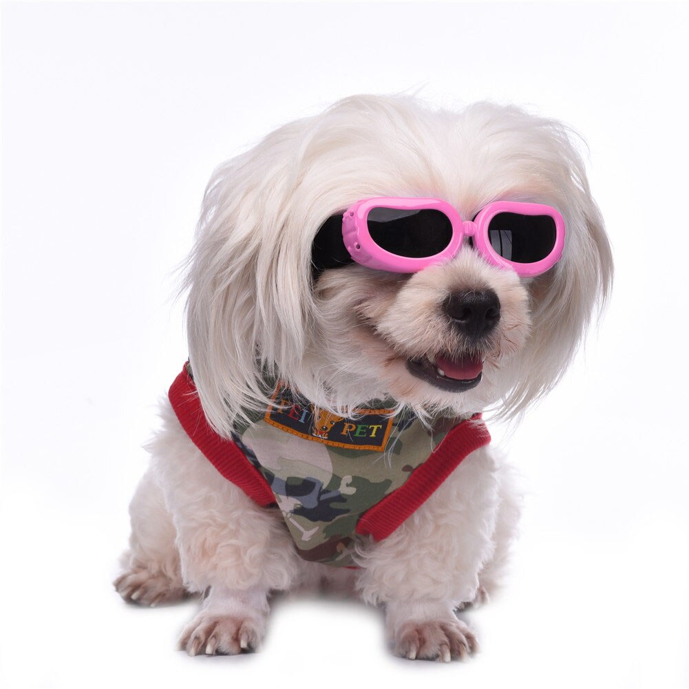 4 farver kæledyrshund solbriller solbriller kæledyr kat briller øjenbeklædning hvalp sød øjenbeskyttelse kæledyrsplejetilbehør
