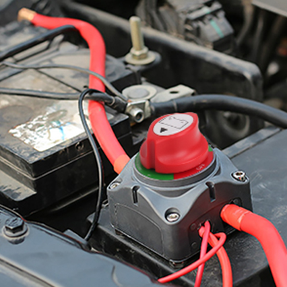 Universal- 12V 24V 48V 200a Autobatterie-Trenn schalter Doppel batteriesc Halfter 3-Positionen-Batteriewahlschalter für Autoboot