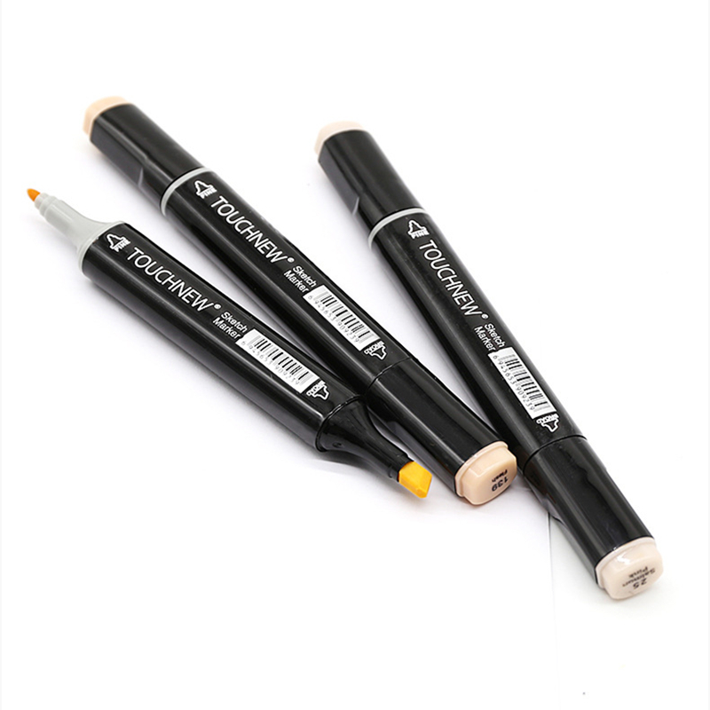 TOUCHNEW – marqueurs de teint à base d&#39;alcool, ensemble de marqueurs artistiques à Double pointe pour les enfants et les adultes, coloration, 36 couleurs de teint