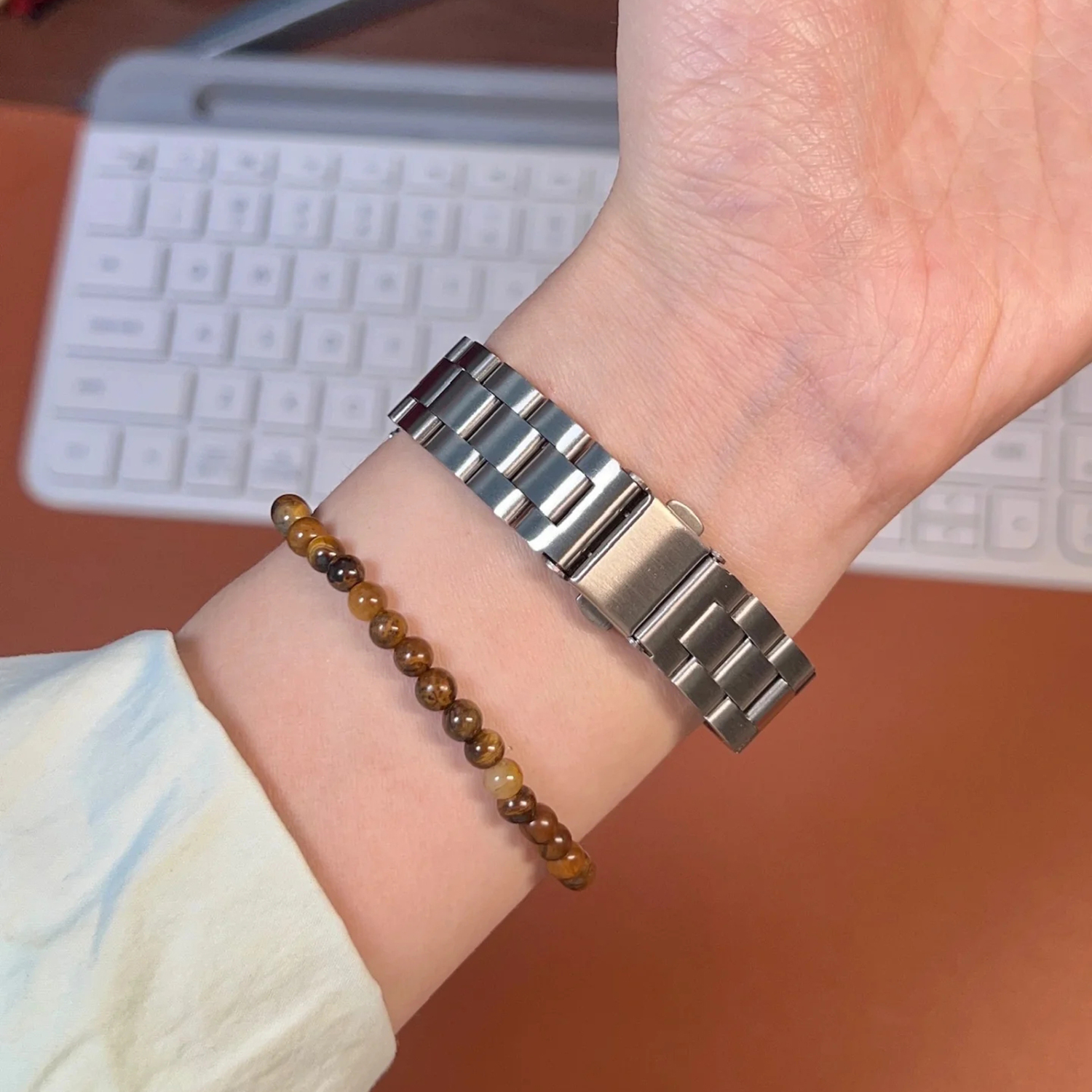 Roestvrijstalen Horlogeband Universele Riem Opvouwbare Veiligheidsgesp Voor Vrouwen Armband Strap 18Mm 20Mm 22Mm Horlogeband Accessoires 14