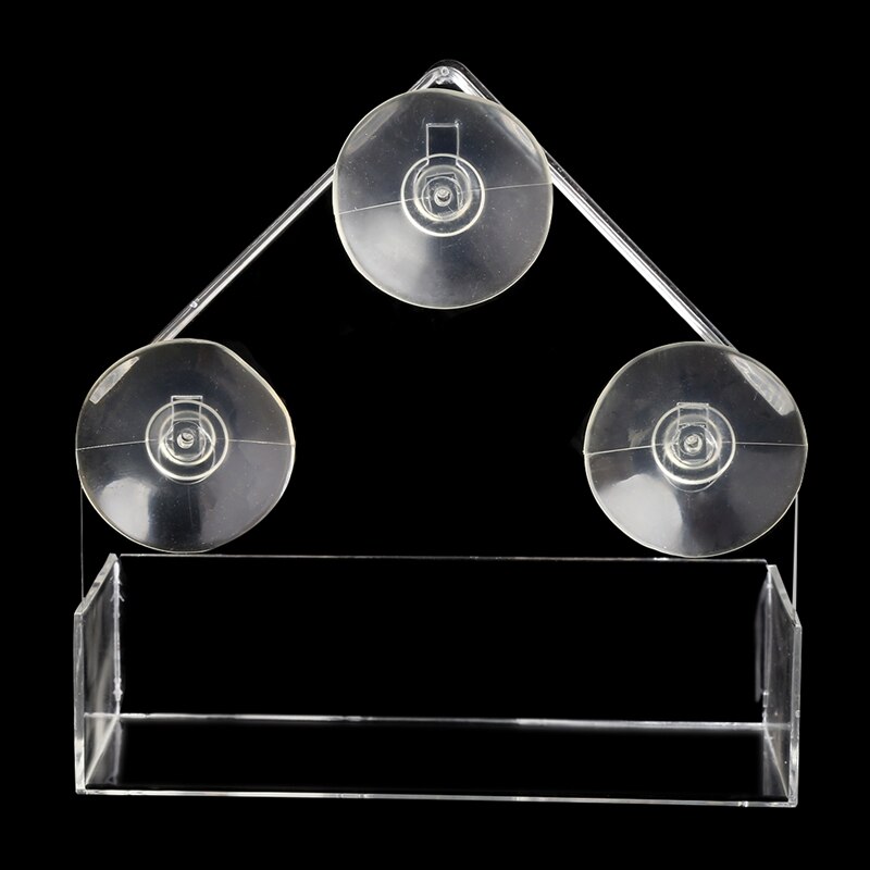 Clear House Window Bird Feeder Birdhouse With Suction Outdoor Garden Feeding